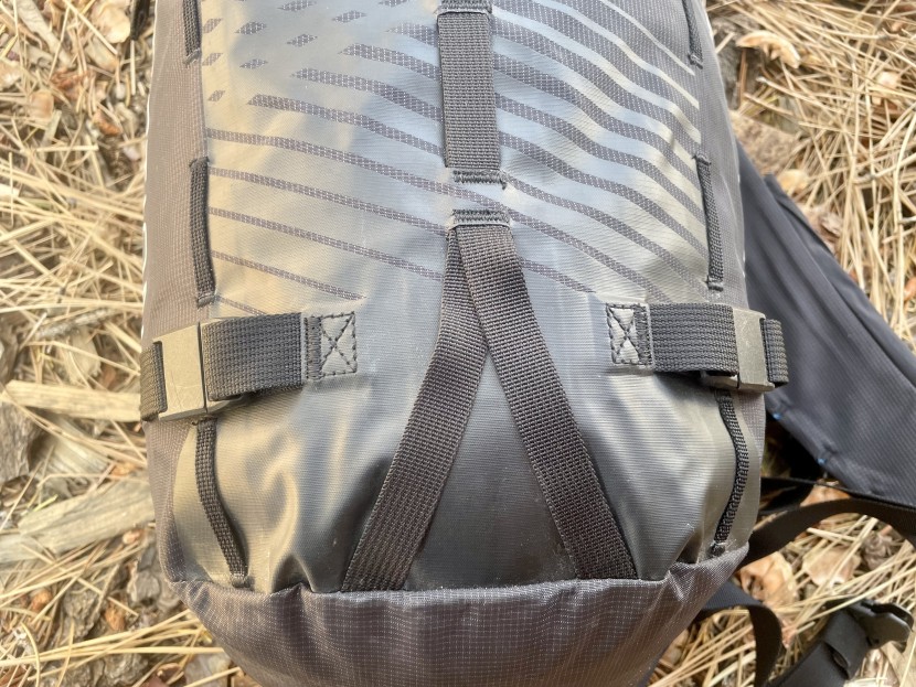 ultimate direction scram - we think this coating on the bottom of the front panel enhances...