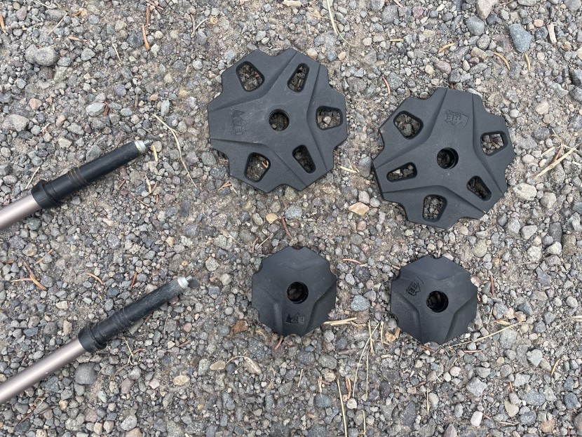 rei co-op traverse trekking poles - the rei traverse poles come with two different size baskets for a...