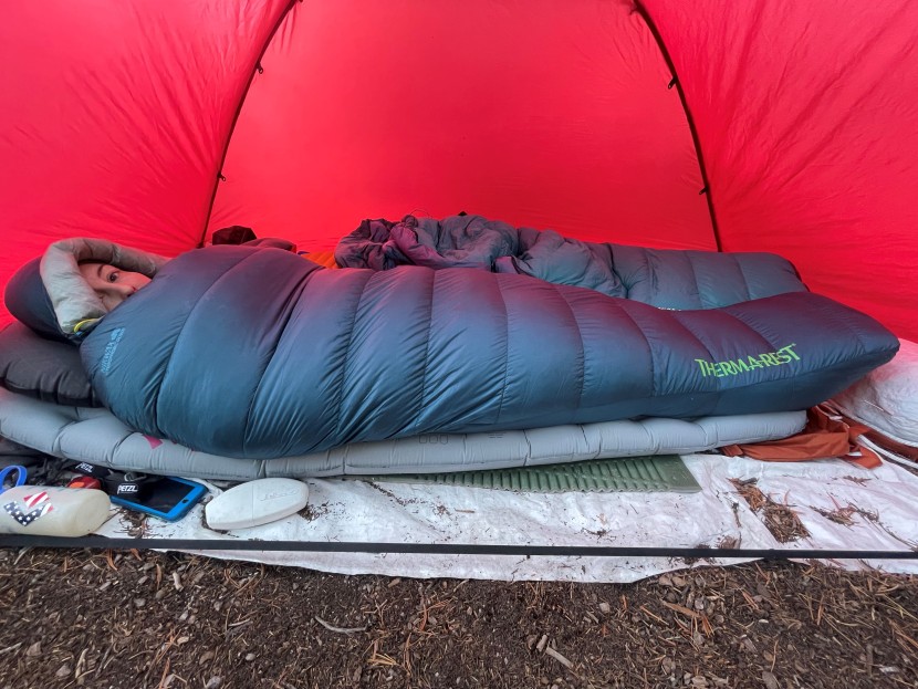 therm-a-rest hyperion 20 - the women&#039;s size small hyperion is a tight fit for our 5&#039;5&quot; tester...