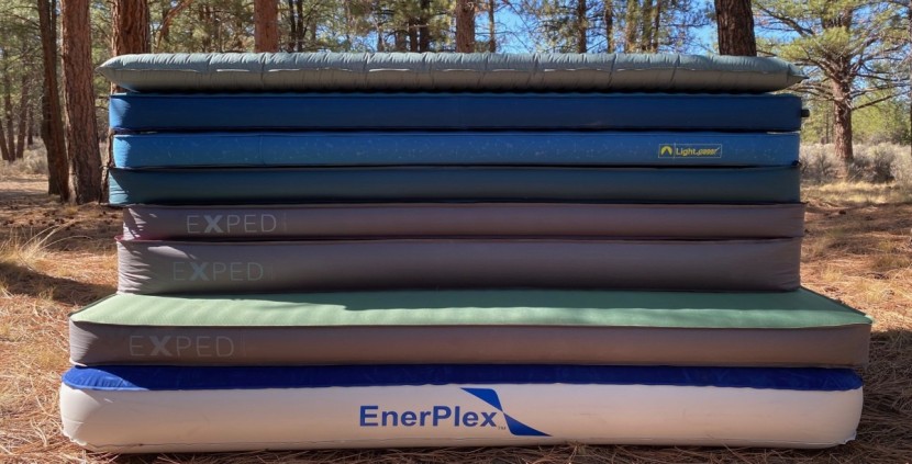 camping mattress - a luscious stack of camping mattresses.