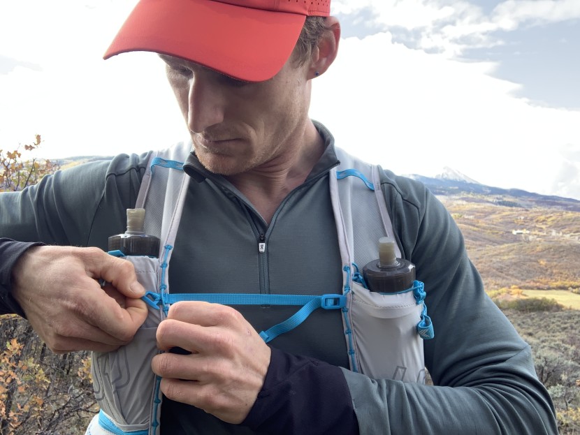 adjusting the height of the sternum strap from loop to loop was not...