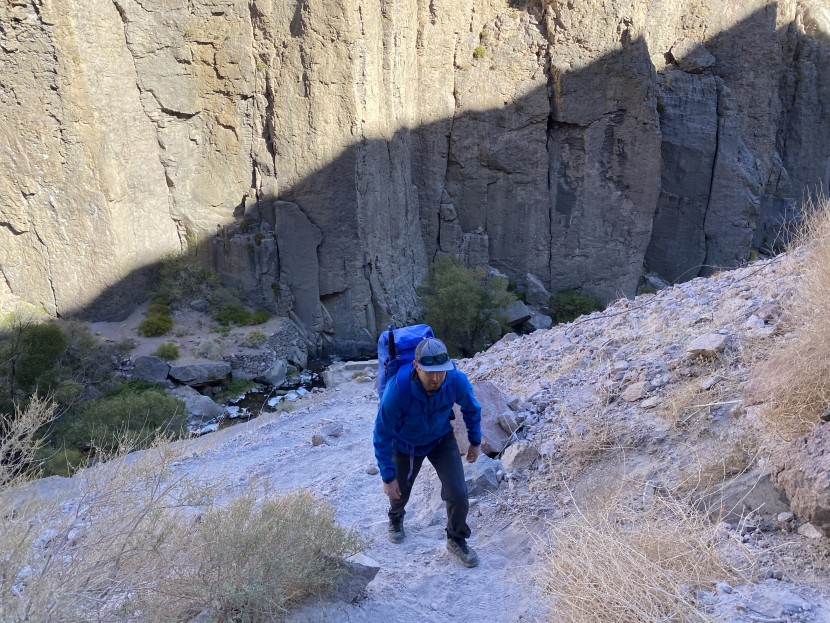 black diamond dawn patrol shell - motoring up steep hills with a fleece base layer underneath, we...