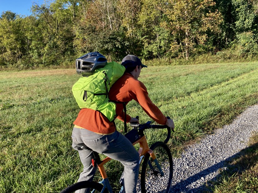 the talon's back panel is very comfortable while riding and didn't...