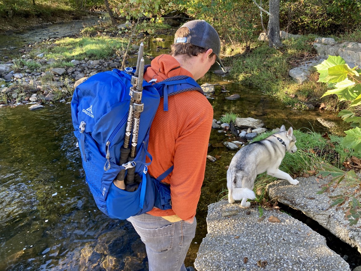 How do you guys carry your fishing poles when backpacking? More