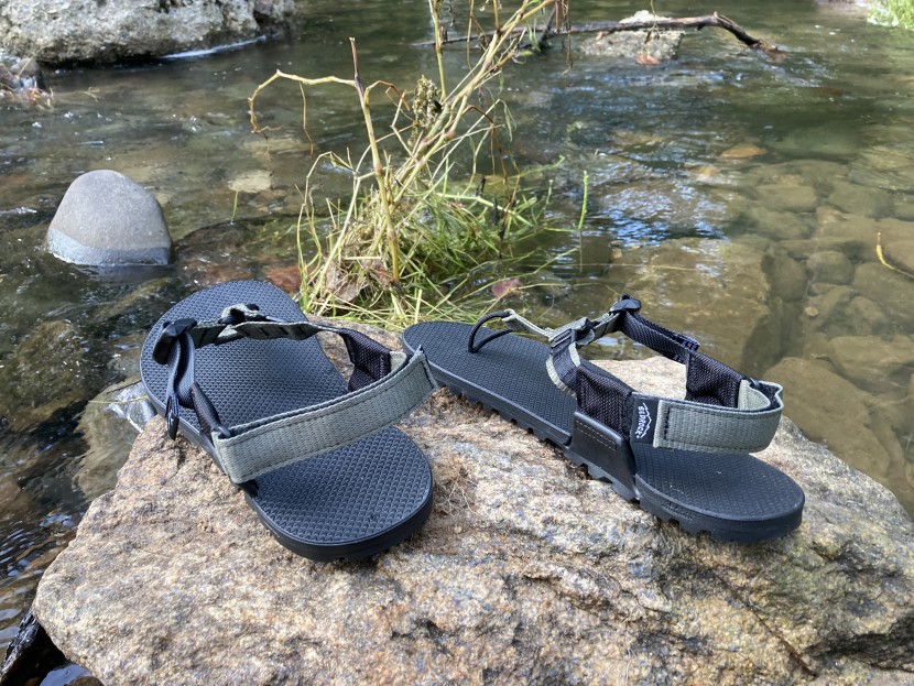 bedrock cairn adventure - the rear strap is an easy on and off point of adjustment for these...
