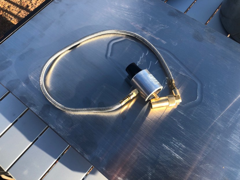 gsi pinnacle pro 2 - the flexible regulator does not stow away inside the stove nor does...