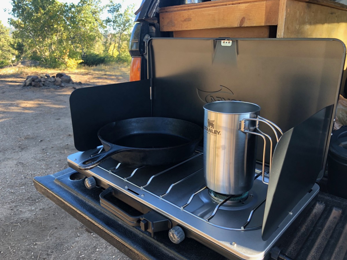 Kovea Slim Twin Review (On cold camp mornings, boiling water for coffee is a breeze with this stove.)