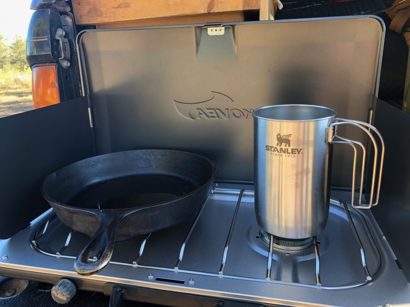 stanley adventure all-in-one - if you need a camping-specific pot and a durable french press, why...