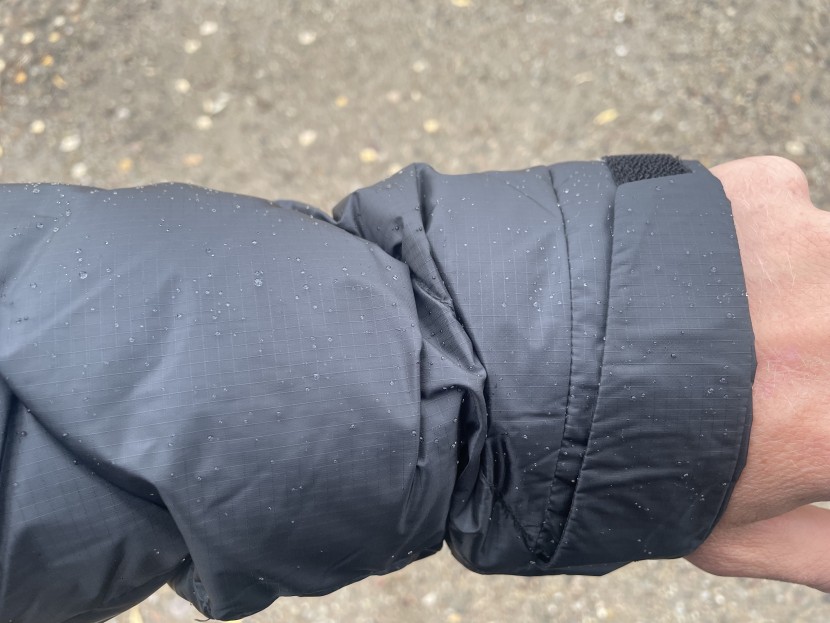 rab neutrino pro - the rab neutrino pro's shell is resistant to light rain, shown...