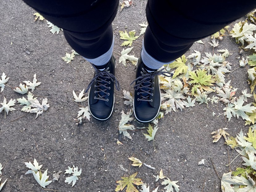 rocket dog rainy black for women - the warmth factor is perfect for those mild weather days.