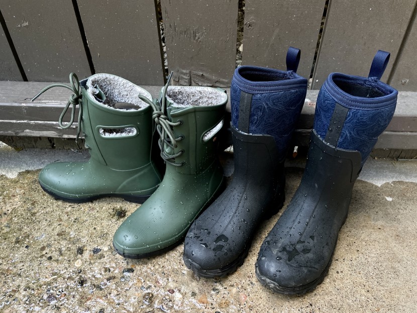 rain boots womens - these two rainwear models cross over decently well to the winter...