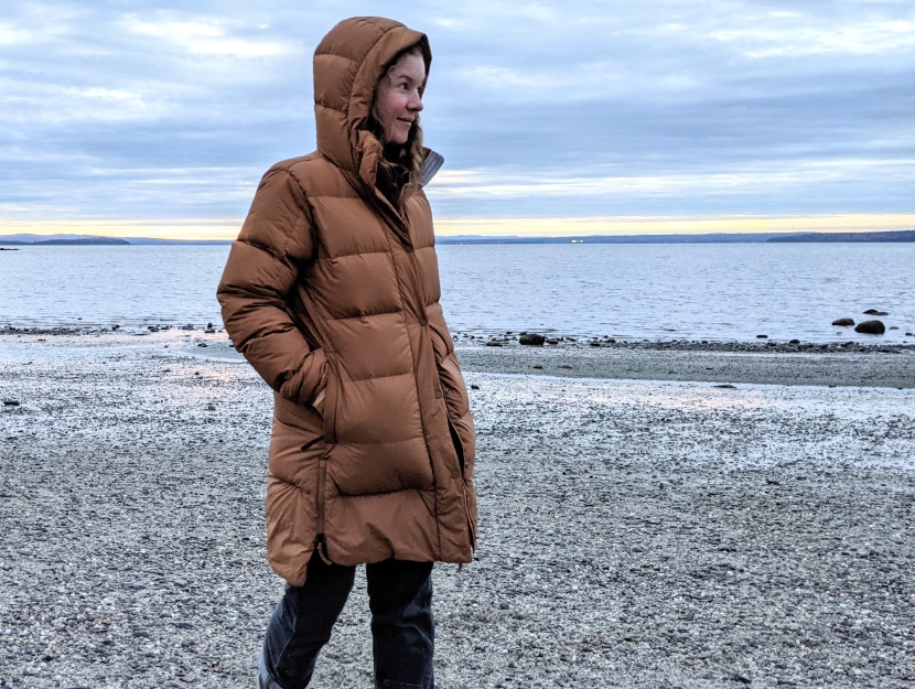 rei co-op norseland insulated parka - the insulated hood is a nice size but is shallow, leaving more of...