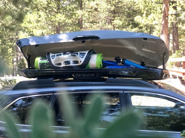 cargo box - a sleek look might make you think less gas mileage effects, but...