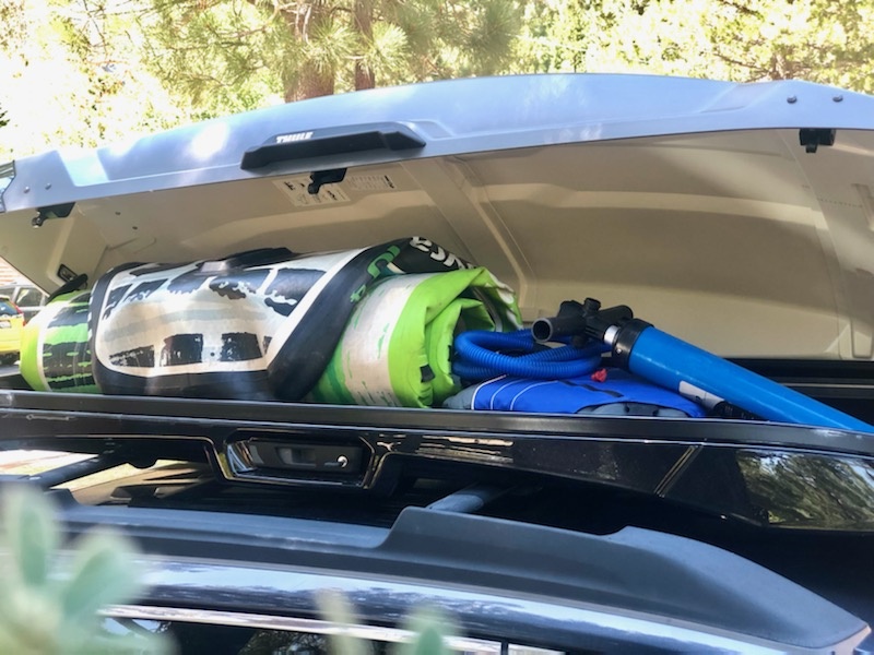 thule vector - this cargo carrier has ample room for all sorts of gear.