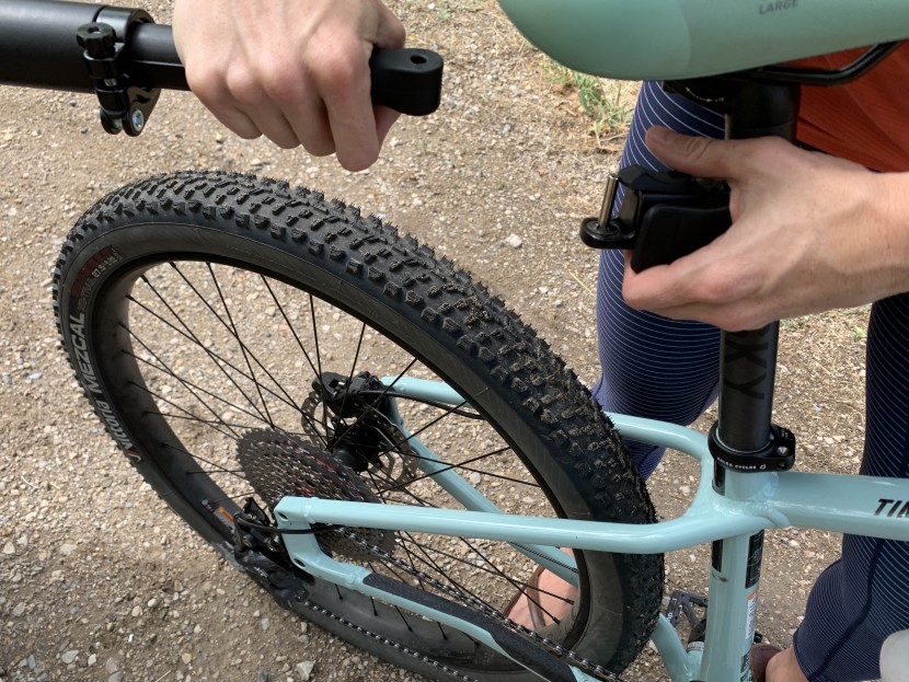 bike cargo trailer - the travoy had the easiest and most spine-friendly attachment...