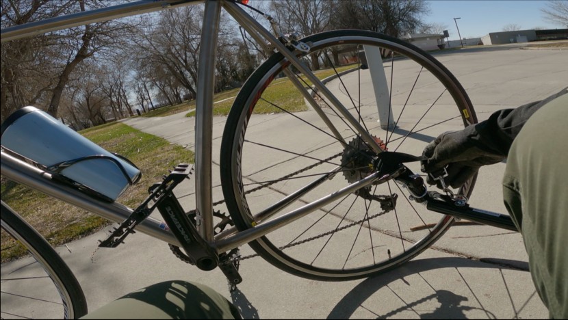 aosom elite ii - the trailer side of the hitch was equipped with a spring. this did...