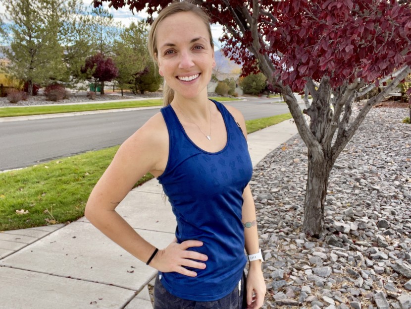 rabbit bunny hop tank - we love the flattering fit and stylish detailing of this running tank.