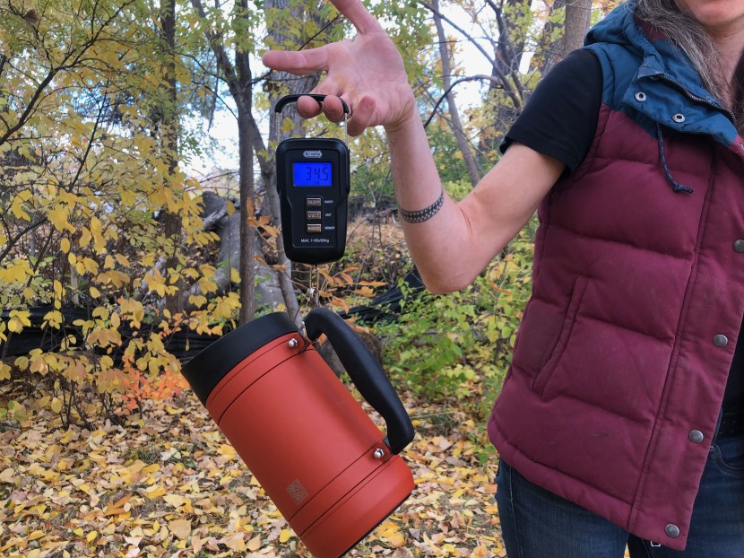 planetary designs basecamp travel press - this heavyweight press isn&#039;t winning any ultralight awards, but it...