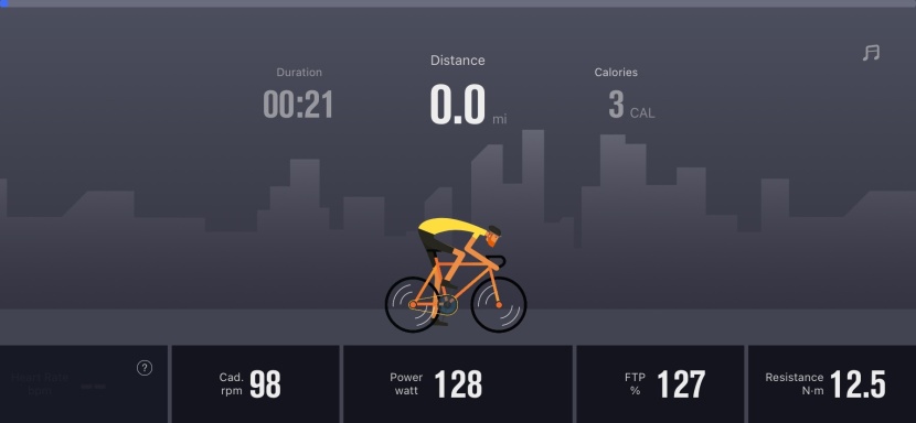 renpho ai smart exercise bike - if you&#039;re doing a simple, manually controlled ride, the app shows...