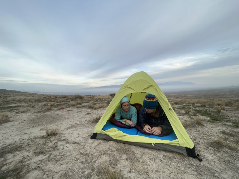 therm-a-rest neoair camper duo - two average-sized humans will find the separate air chambers, deep...