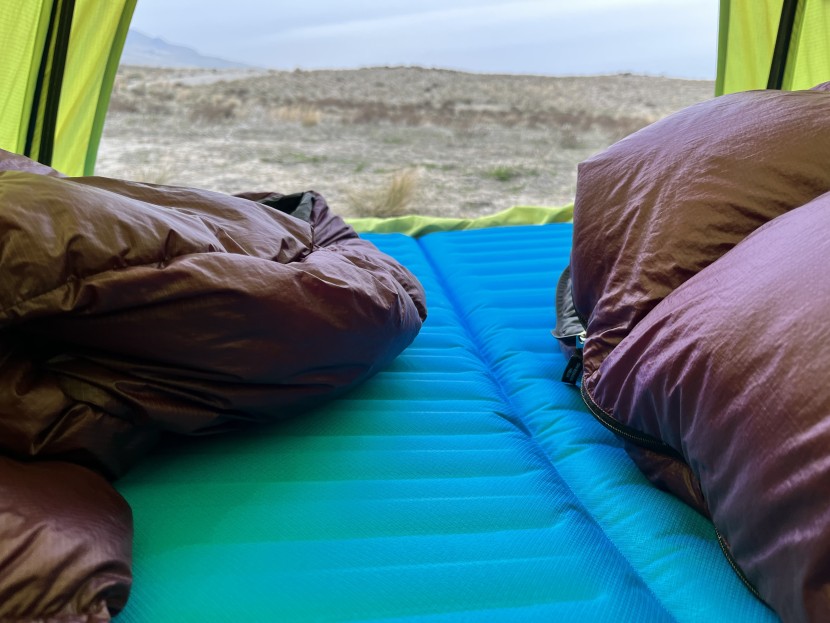 therm-a-rest neoair camper duo - while the camper duo is a bit heavy to lug into the backcountry...