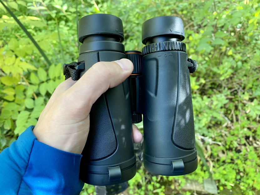 celestron trailseeker ed 8x42 - we wish these bins had some thumb indents, but they&#039;re not terribly...