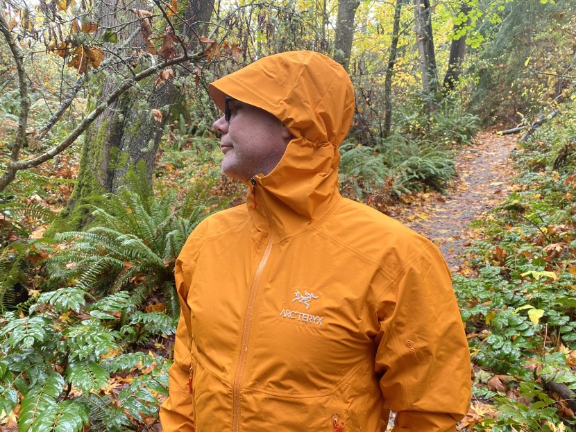 arc'teryx zeta sl - the zeta's top-tier peripheral vision in action; there aren't that...
