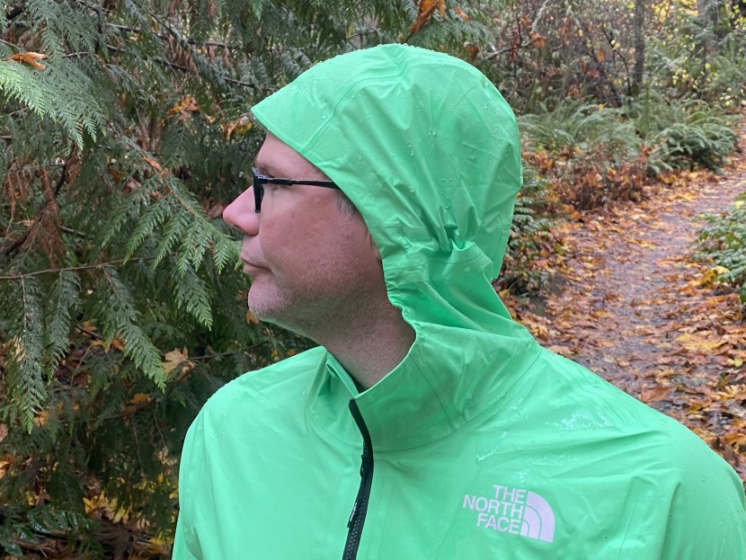 the north face flight lightriser futurelight - the hood offers a respectable amount of prereferral vision.