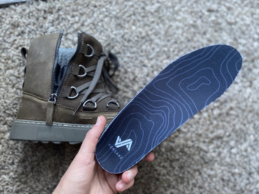 forsake lucie - the dual density footbed is quite supportive, adding a solid level...