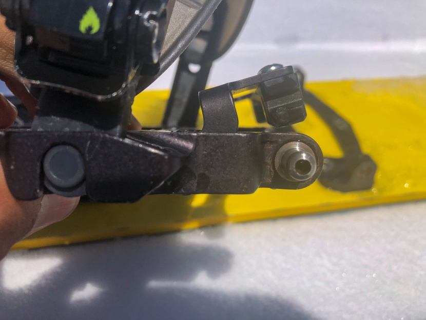 spark went to great lengths to shave weight on the arc pro. shown...