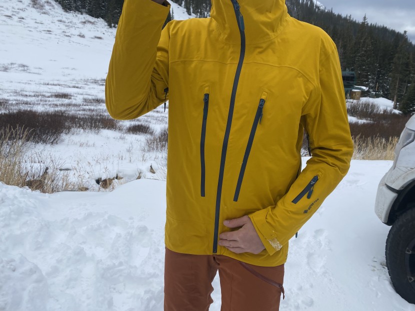 two large front pockets are the only storage offerings.