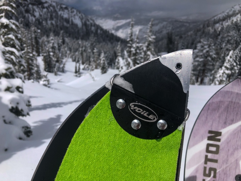 voile hyper glide - a simple and standard metal loop functions as the tip attachment...