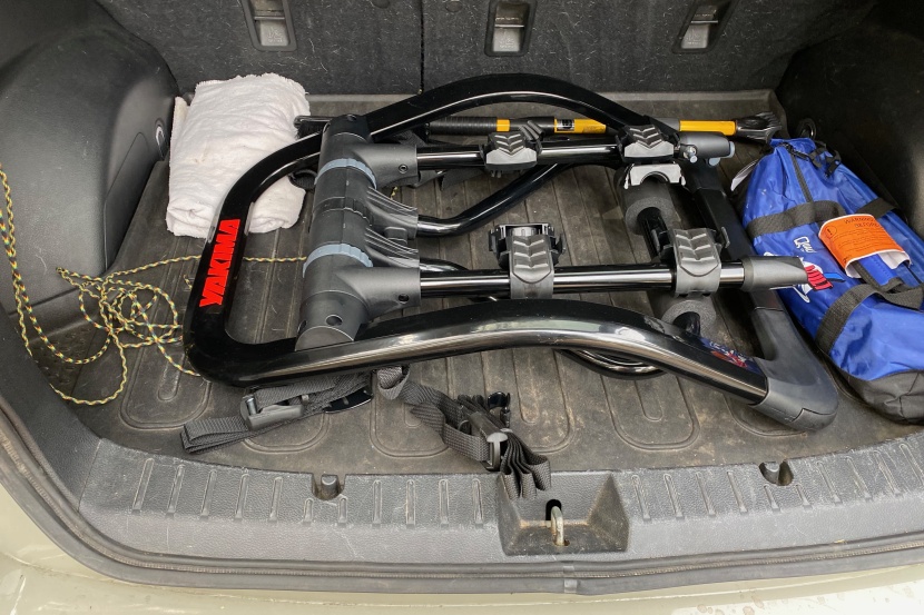 yakima fullback 2 - the fullback 2 can fit into most trunks quite easily, seen here in...