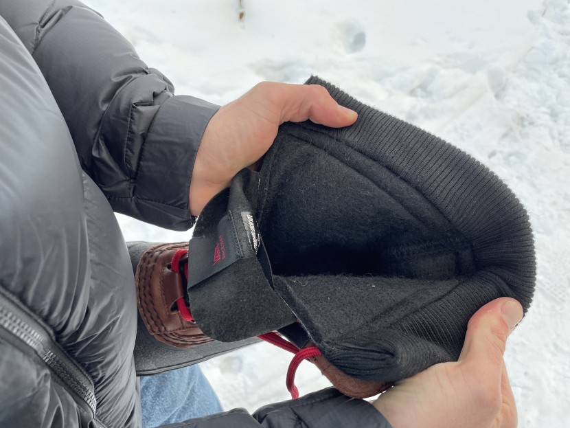 vans standard snow mte - a felt liner provides insulation, though not as much as we&#039;d like.
