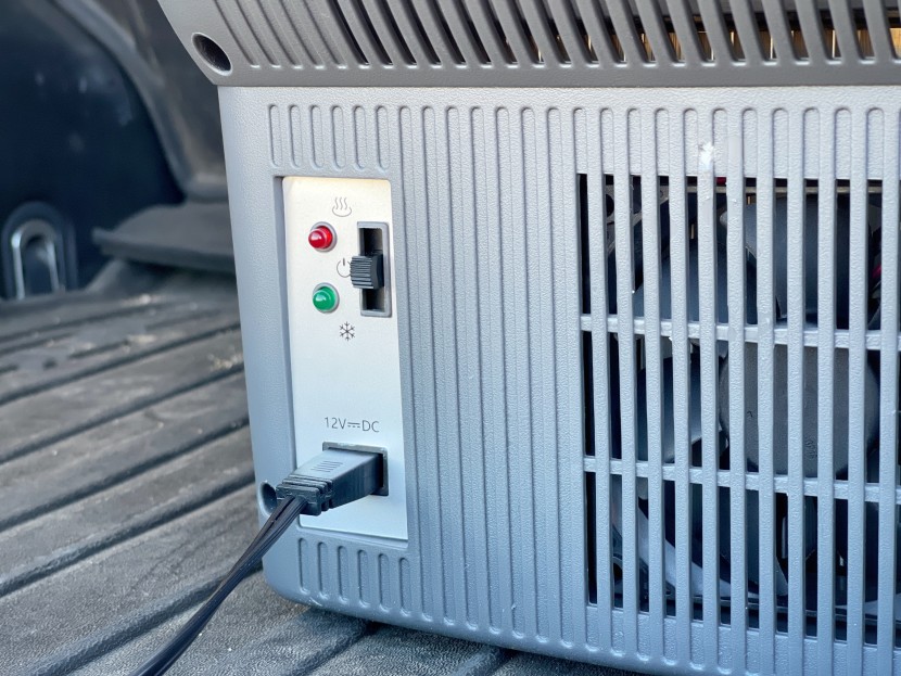 wagan 12v 14 liter personal fridge/warmer - a simple switch on the front reverses the flow of air to change the...