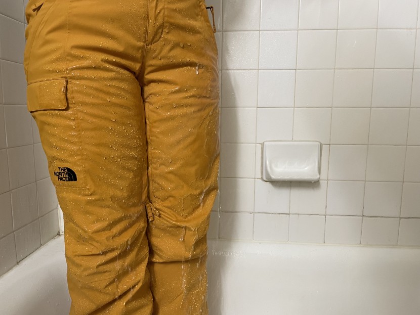 the 2-minute shower test in action.