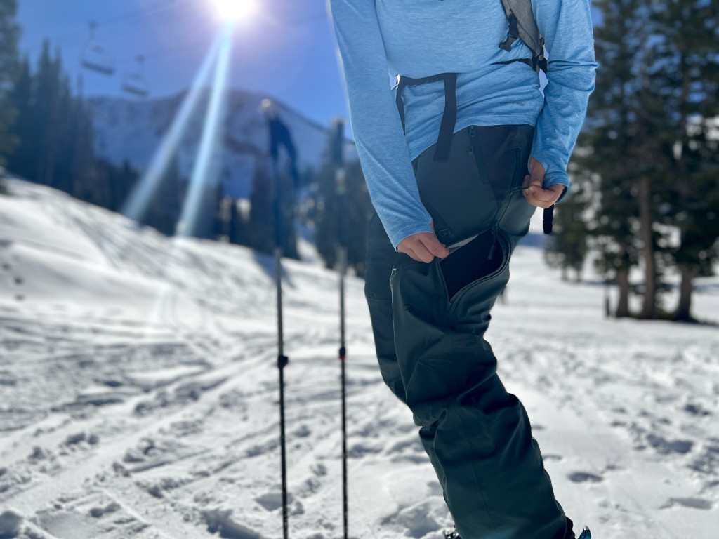 Women's Snow Winter Ski Pant, Snowboard Strap Trouser, High Waist