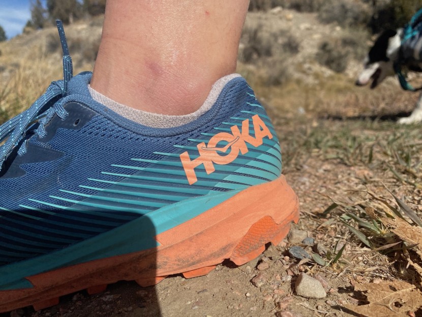 hoka torrent 2 for women - a look at the extra cushioning at the heel and throughout the...