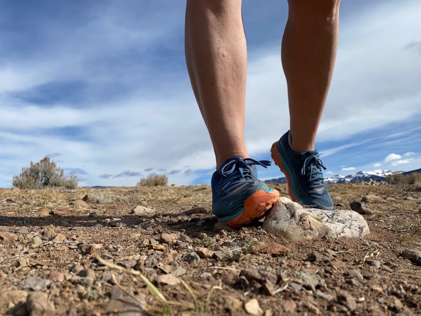 hoka torrent 2 for women - the outsole wraps itself around underfoot hazards, swallowing them...