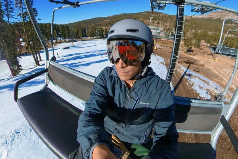 giro contour - a very comfortable goggle that coexists well with multiple helmet...