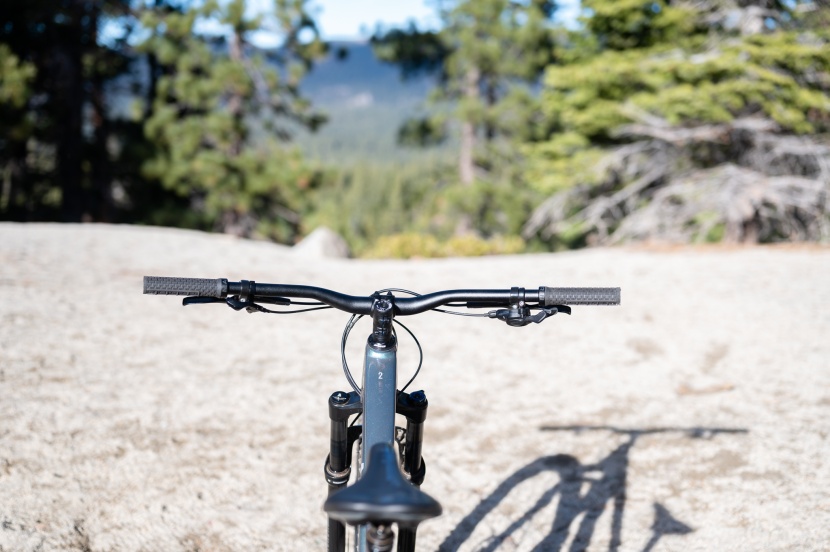 marin rift zone 29 2 - the cockpit is outfitted with mostly marin branded components, but...