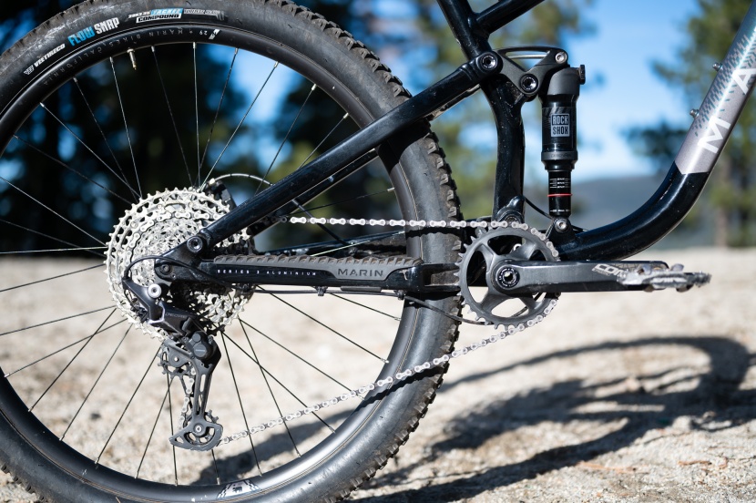 marin rift zone 29 2 - the deore 12-speed drivetrain works very well. bravo shimano.