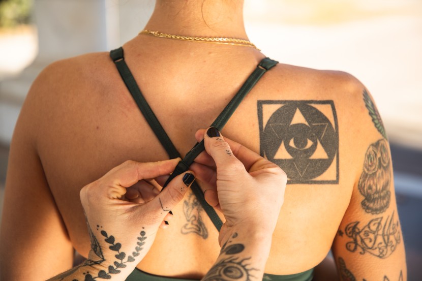 girlfriend collective topanga - we love the adjustable straps on the topanga.