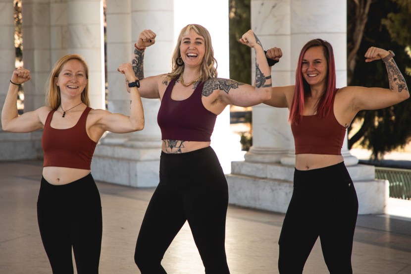 sports bra - different bras for different bodies. we got opinions from multiple...