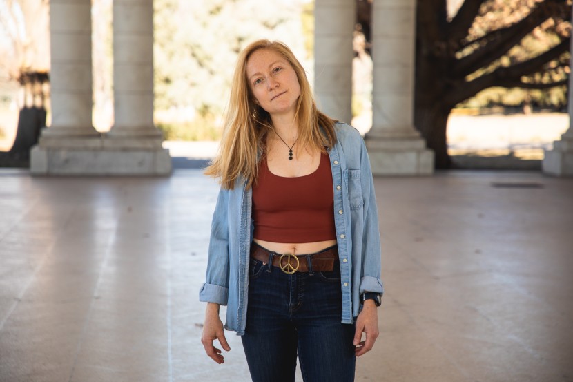 girlfriend collective paloma - this long line sports bra pairs nicely with jeans and a button down.