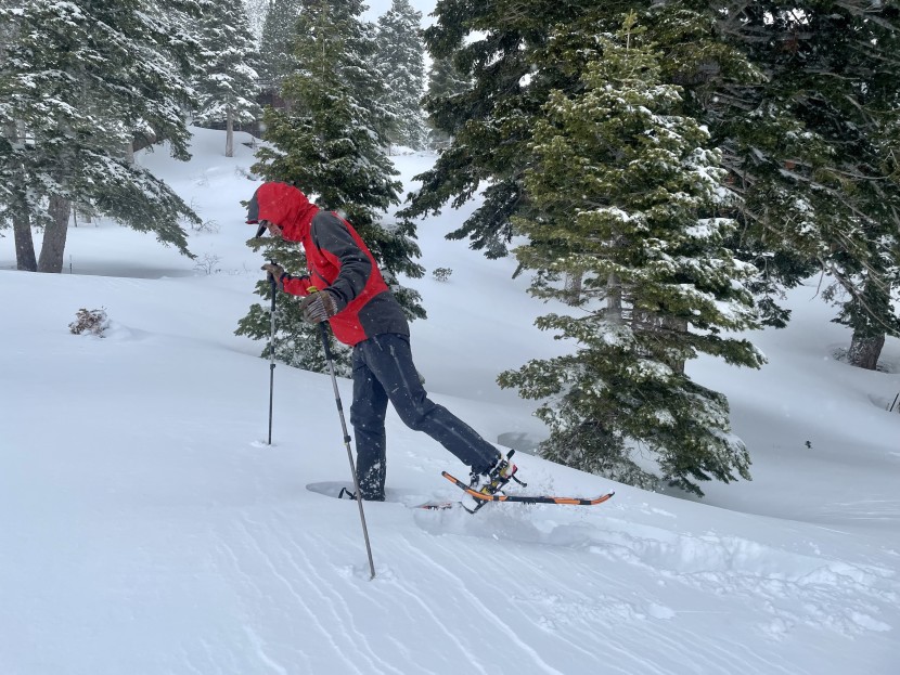 snowshoes - the shape of the crescent moon big sky (previously called the gold...