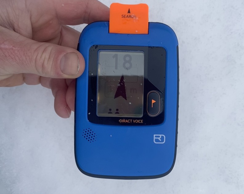 ortovox diract voice - the diract voice uses up to 4 small &quot;person&quot; icons at the bottom of...