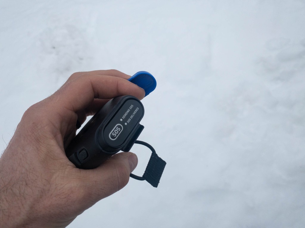 somewear global hotspot - the sos button of the somewear labs global hotspot. it sits there...