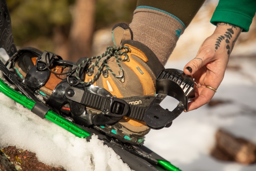 crescent moon leadville 29 for women - the heel lift is comfortable and effective, but it is very bulky.