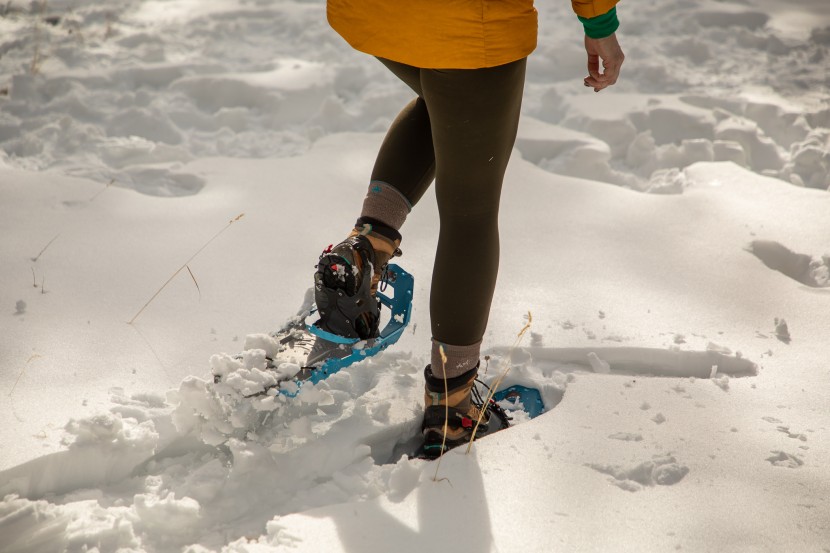 msr revo explore for women - the revo is best suited for medium packed snow.